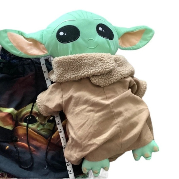 STAR Wars The Mandalorian Plush Stuffed 18" Pillow Buddy Baby Yoda - Picture 1 of 5